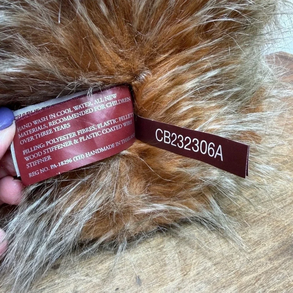 Bonfire Toffee 17.5" 2023 Charlie Bears Plush Collection Limited Edition Bear - Picture 13 of 16
